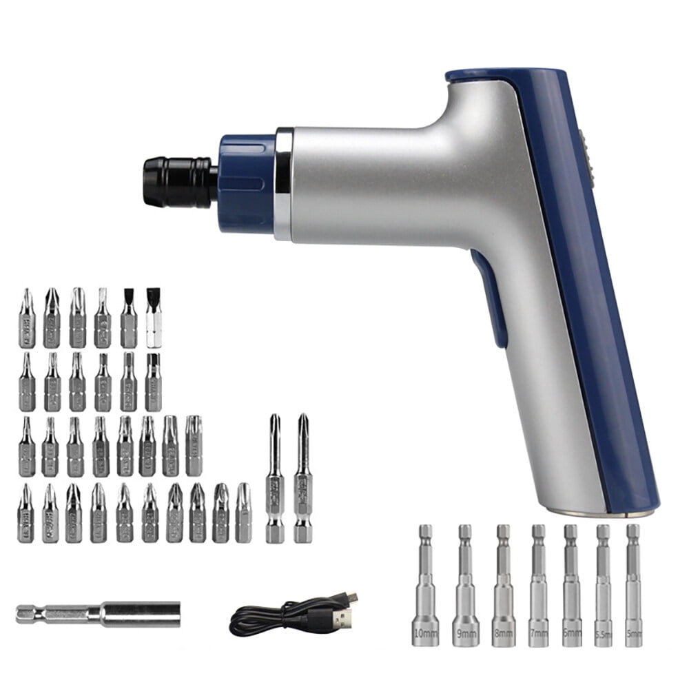 Mini Rechargeable Electric Screwdriver Kit Portable Cordless Screwdriver Powerful Home-use Handheld Electric Screwdriver Set