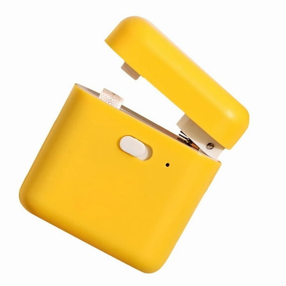 Mini Rechargeable Magnetic Bag Sealer | Portable Handheld Heat Sealing Tool | Type-C USB Charging | Built-In Magnet for Fridge Storage | Reseals Snack Chip Spice Bags | Long Battery Life