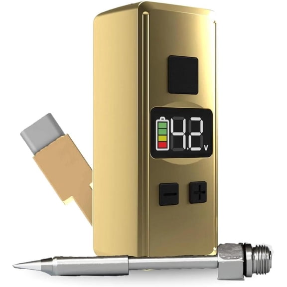 Mini Rechargeable Soldering Iron Pen, with Built-In USB C Battery Cable, Adjusta