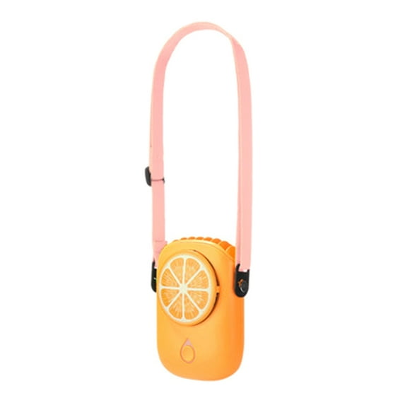 Mini Rechargeable USB Neck Fan Portable Handsfree Fan Suspended 3 Speeds Adjustable Neck Fan Silent Fan