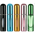 thumbnail image 1 of Mini Refillable Portable Perfume Spray Bottle, Refillable Perfume Spray with Refill Pump, Ideal for Travel and On-the-Go Use (5 ml, Pack of 5), 1 of 12