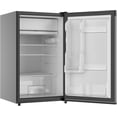 thumbnail image 1 of Mini Refrigerator with Freezer, 4.3 Cu.Ft. Compact Refrigerator, 7 Settings Temperature Adjustable, Removable Glass Shelves Dorm Fridge for Garage,Bedroom, Office, Apartment, Black, 1 of 7