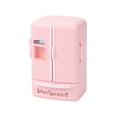 thumbnail image 1 of Mini Refrigerator Toy, Fill The Fridge with Ice Cream, Juice & 10+ Mini Food Toys for Dollhouse Accessories & Kitchen Playset. Realistic Refrigerator Play Gift for Kids,Pink, 1 of 7