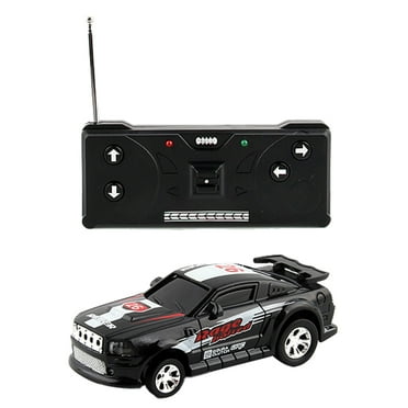 Mini Remote Control Car with Roadblocks Coke Cans Design Mini RC Car, Creative Simulation Racing Car Toy Kids Mini Drift Car