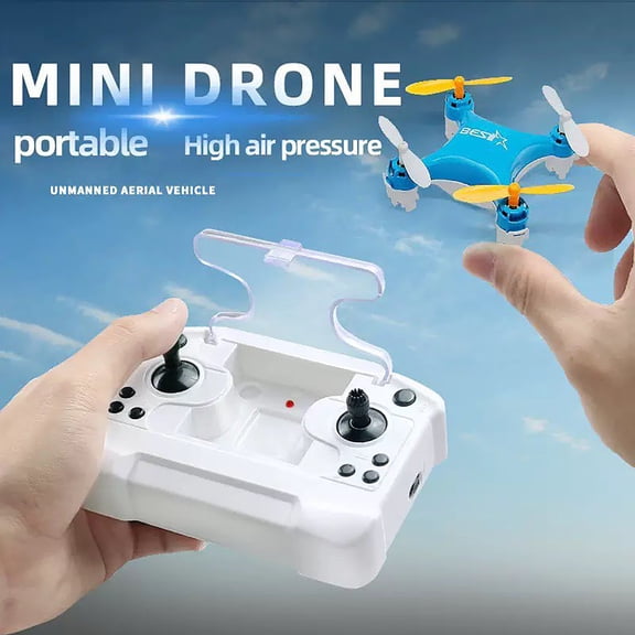 Mini Remote Control Drone Toy, Small Pocket Remote Control Airplane, Altitude Hold Quadcopter for Beginner-Friendly Flyer