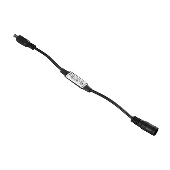 Mini Remote Controller 12A 12V-24V Dimmer for LED tape strips monochrome controller,1 x Dimmer,Black