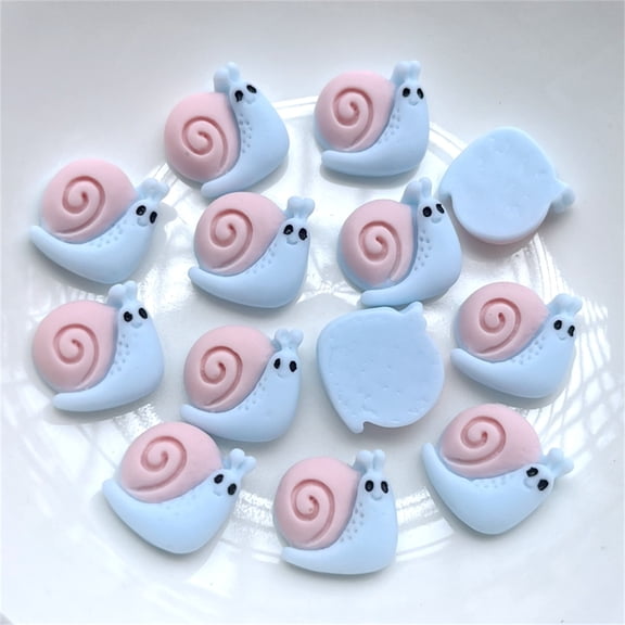 Mini Resin Animals Figurines 20 Pack, Cute Tiny Mushrooms, Birds, Snails, Rabbits Phone Decor Components Hair Hoop Accessories