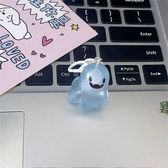 Mini Resin Ghost Figurines Glow in Dark Halloween Decorations Cake Topper Garden Decor