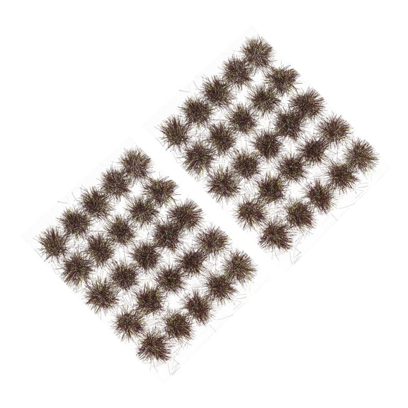 Mini Resin Grass Cluster House Plant Miniature Fake Table Runner Green