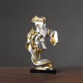 thumbnail image 1 of Mini Resin Lovers Statue Figurine Kissing Posture Model Craft Sculpture Ornament Home Decor Desktop Wine Cabinet Decoration (Champagne), 1 of 7