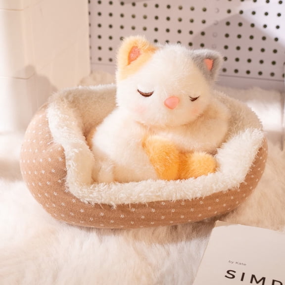 Mini Resin Pet Figurine, Cute Small Animal Shaped Ornament, Realistic Pet Statue for Home Tabletop Shelf Decoration Collectible