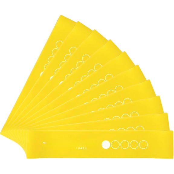 Mini Resistance Bands - Exercise Loop Bands for Glutes,  & Full  Workouts - Light to Extra Heavy Strength Levels -  in 5-Pack Set or 10-Pack by Resistance