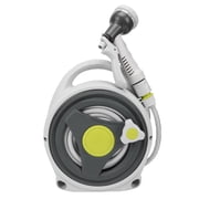 Mini Retractable Garden Hose Reel, Portable Simple Home 45+5 FT Hose Reel with 7 Adjustable Patterns Spray Nozzle&Standard Connector, Watering Hose Reel for Gardens Yards and lawns