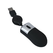 Mini Retractable USB Optical Scroll Wheel Wired Mouse For Laptop Notebook PC