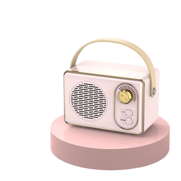 Mini Retro Bluetooth Speaker with FM Radio USB TF Card Great Gift for Music and Retro Lovers ,Long Battery Life