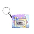 thumbnail image 1 of Mini Retro Cassette Player Keychain Charm Fun Music Box Decoration Tape Car Children Backpack Keyring Pendant Gifts, 1 of 9