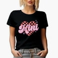 thumbnail image 1 of Mini, Retro Mother-To-Daughter Themed Mother's or Valentine's Day Gift, Black T-Shirt, Small, 1 of 5