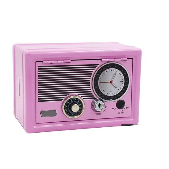 Mini Retro Safe Electric Money Deposit Box Small Metal Safe Small Deposit Box ,House, Apartment, Office Key Storage