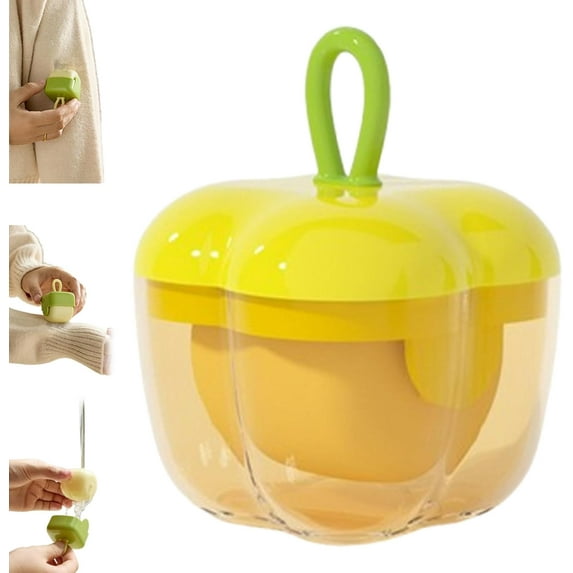 Mini Reusable Lint Roller - Portable Washable Design, Eco-Friendly Compact Lint Remover for Clothing, Pet Hair, Dust & Lint, Travel & Home Use(XX-Yellow 1pc)