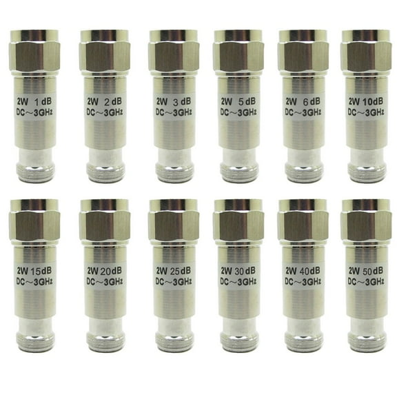 Mini Rf Coaxial Attenuator 2W 1Db-40Db N Type Male To Female Dc-3.0Ghz 50 Ohm 5Db
