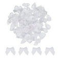 thumbnail image 1 of Mini Ribbon Bow Mini Fabric Satin Ribbon Flower Bows for Craft DIY Sewing Wedding Birthday White 150, 1 of 6