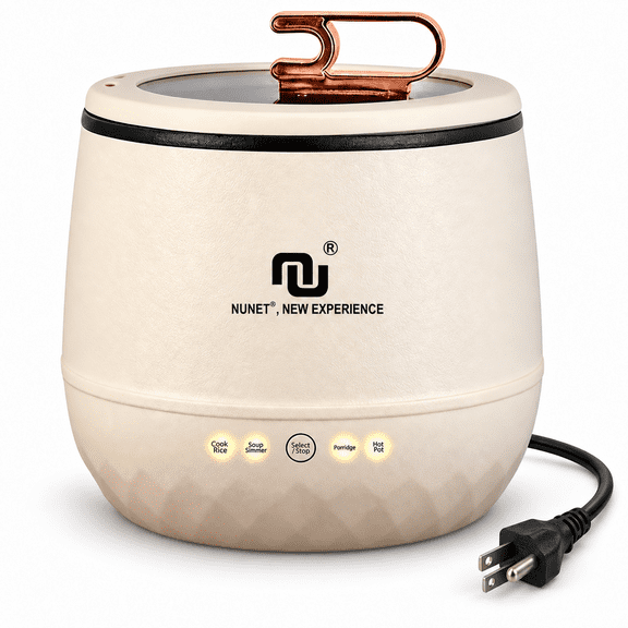 Mini Rice Cooker 1.8L, MultiFunction Nonstick Pot w/ 24H Timer & Keep Warm Multi-Functional for Rice, Porridge & Steam, Non-Stick Pot, 24H Timer & Auto Warm, Compact for Dorm Office Camping