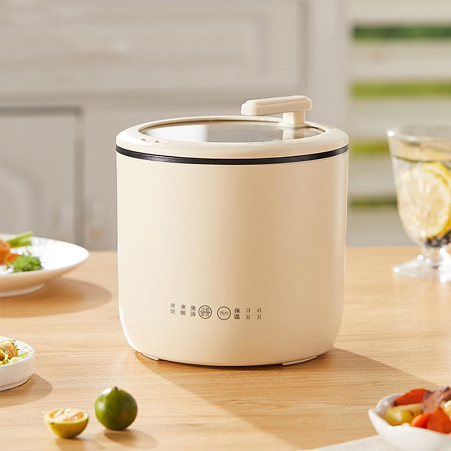 Mini Rice Steamer 220V Dorm Cn Maker Low Power Smart Cooker Student Pot Porridge Cooker