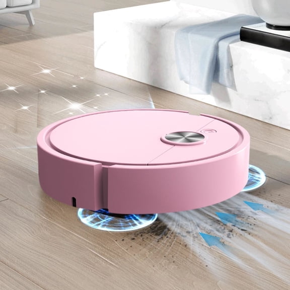 Mini Robot Vacuum, Automatic Robot Vacuum, Thin Smart Robotic Vacuum Robot, Self-Charging with Strong Suction & Quiet Operation, Ideal for Daily Hard Floor Home Cleaning