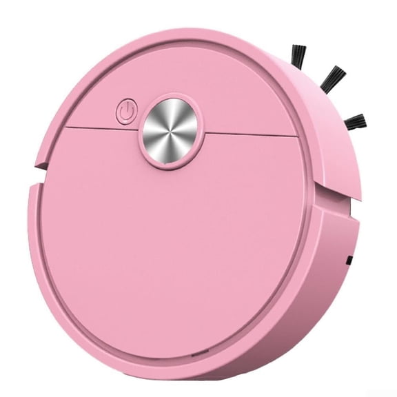 Mini Robot Vacuum Cleaner, 3 in 1 Sweeping and Wet Mopping Robot with Auto Spot & Edge Cleaning, Anti-Drop Sensors and Large Dustbin