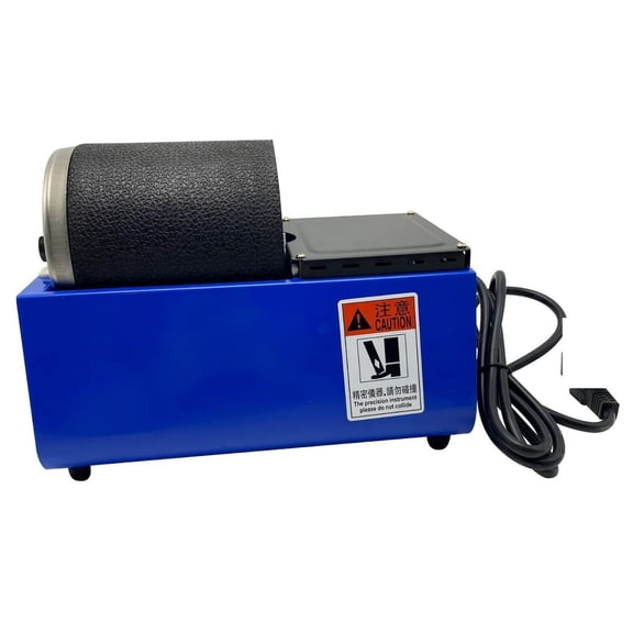 Mini Rock Tumbler Polisher Roller Rotary Bucket Mill Tool Metal Ring Bead Cleaning Polishing Machine Jewelry Making