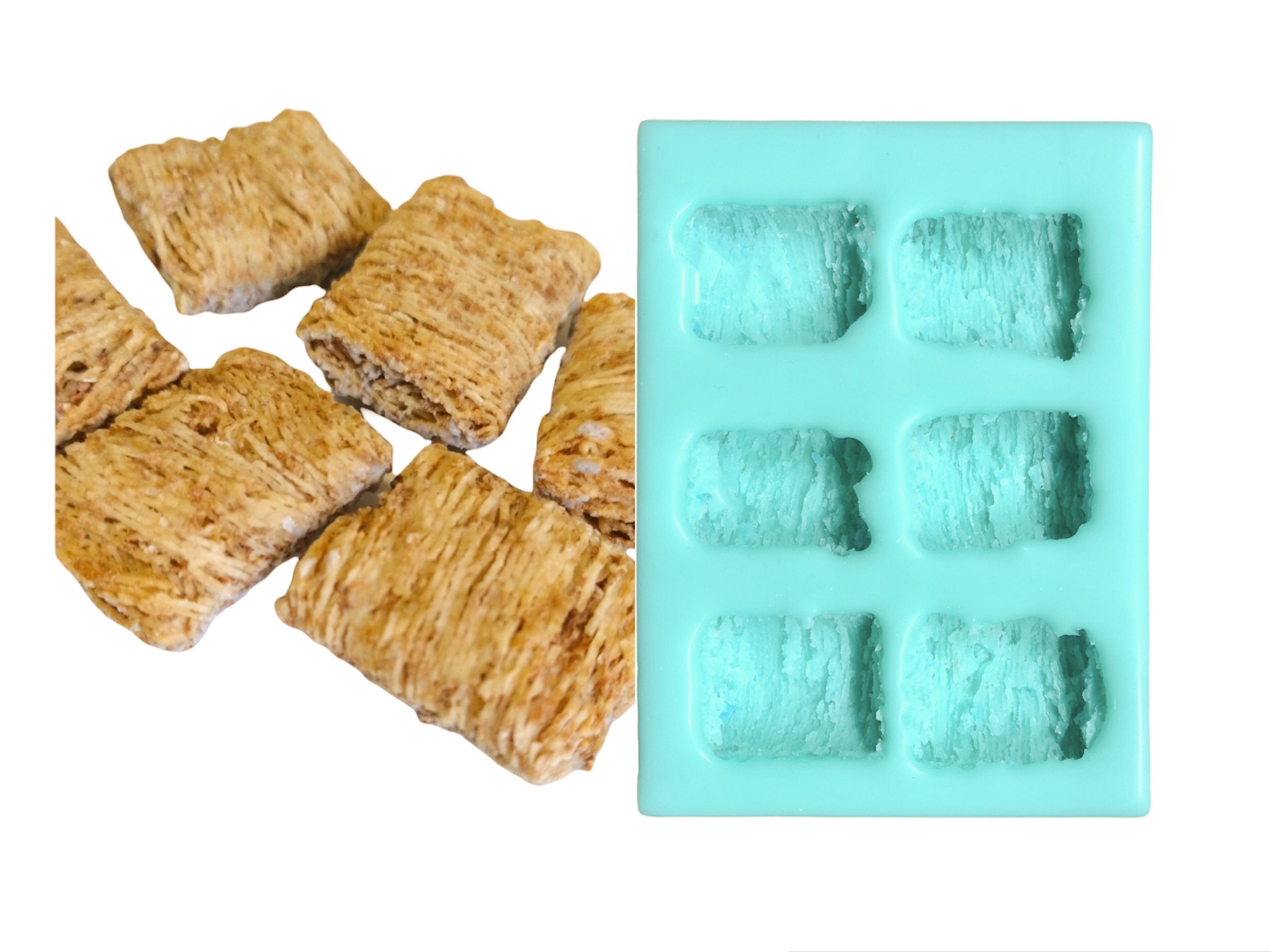 Mini Rolled Wheat Cereal type Silicone Mold| Dessert Shape Silicone Mold| Soap| Candle | Mold for Wax| Mold for Resin| Not Food Grade