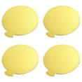 thumbnail image 1 of Mini Round Golden Cardboard Cake Base, Mousse Cake Plate, 200 Pieces Cake Paper Plate Round Cardboard Base Dessert Plate, 1 of 7