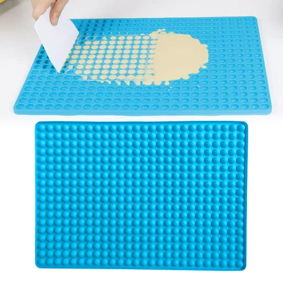 Mini Round Silicone Molds, 468 Cavities Semi Sphere Baking Moulds for Dog Treats Chocolate Chip Candy Gummy Freezer Oven Safe, Homemade BPA Free Food Grade Mold, 1 Pcs, 15.6x10.9x0.3"