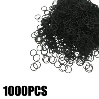 Hanyousheng Pack of 1000 Mini Rubber Bands,Mini Elastic Hair Bands,Soft  Elastic Bands,Braiding Rubber Bands for Kids Hair,for Children Hair,Small  Dreadlocks,Wedding Hairstyle and More (Black) – BigaMart