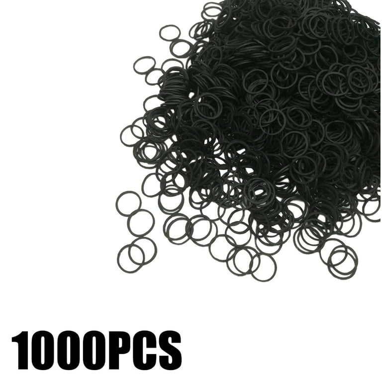 Pack Of 1000 Mini Rubber Bands Soft Elastic Bands For Hairstyle
