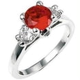 thumbnail image 1 of Mini Ruby Triplet Ring, Size : 08, 1 of 1