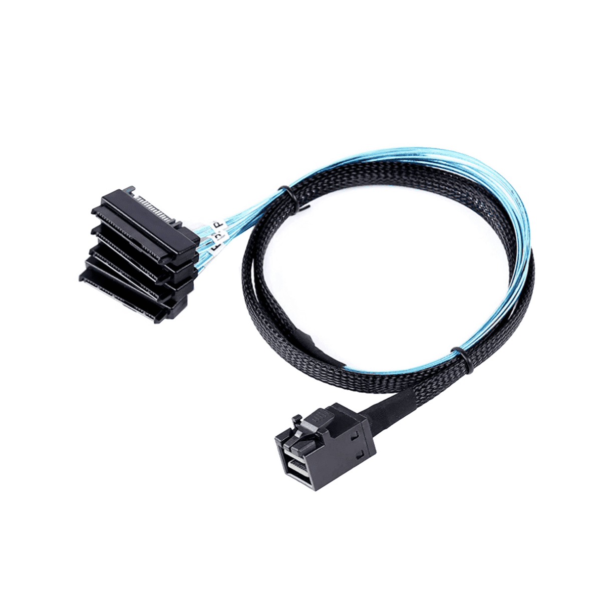 Mini SAS HD 12G SFF8643 to 4 SAS 29 Pin SFF8482 Cable Connectors with ...