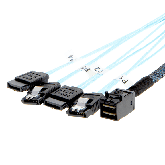 Mini SAS Hd36p SFF-8643 to 4 * Sata 7P Hard Disk Data Server Transmission Line Forward