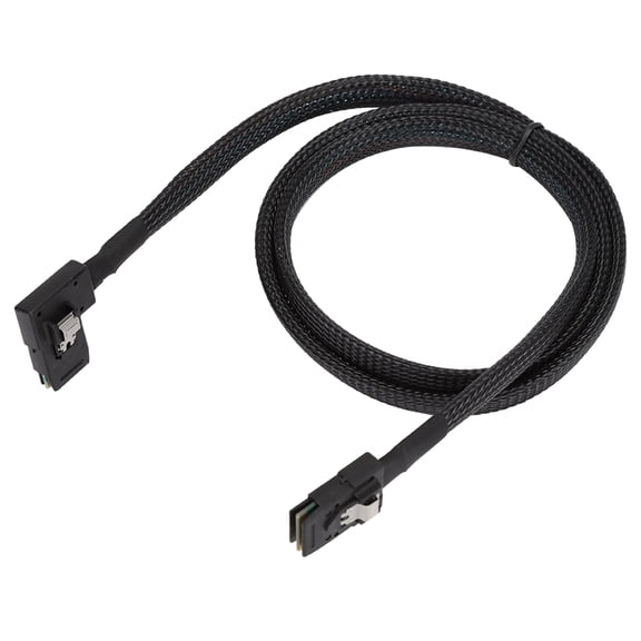 Mini SAS Interface 36P SFF8087 Elbow to SFF8087 Connector Injection Molding Hard Disk Cable