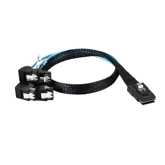 Mini SAS To SATA Adapter Converter Mini SAS SFF 8087 Controller 6Gb To 4X SATA Forward Breakout Cable Sff-8087 To 4 SATA