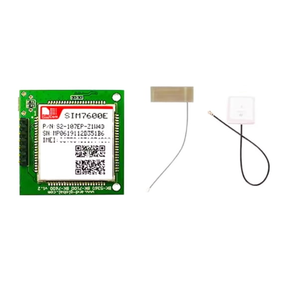 Mini SIM7600E Connection Board, LTE CAT1 Module Multiple Band LTE-TDD/FDD & HSPA+ Up to 10Mbps for Downlink Transfers