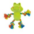thumbnail image 1 of Mini Safari Tug Me Pals Dog Toys Squeak Plush Rope 7" Choose Elephant or Giraffe (Giraffe), 1 of 1