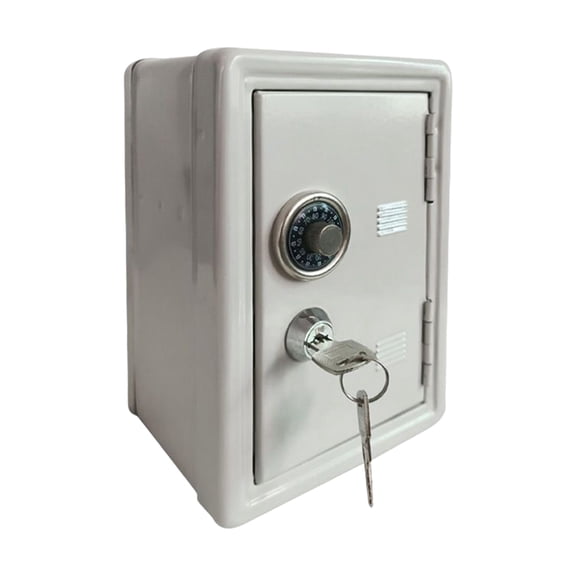 Mini Safe Box, Money Safe and Cash Lock Box, Safe Box for Money Jewelry and valuables, 4.72"x 3.94"x 7.09"