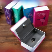 Mini Safe Box with Password and Key Lock, Compact Storage for Valuables