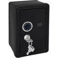 thumbnail image 1 of Mini Safe Cash Box with Key and Combination Lock, Portable Metal Money Saving Bank for Kids and Adults, Secure Coin and Bill Organizer Storage Box, 8 Colors Available, 1 of 3