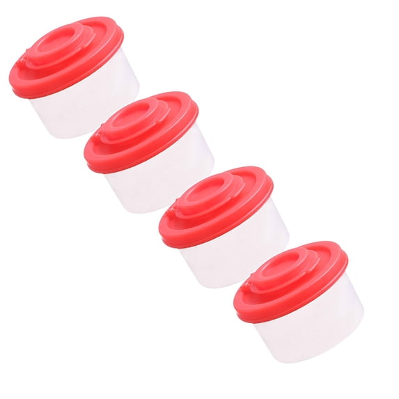 Mini Salt and Pepper Shakers, Moisture Proof Small Salt Shaker, Camping Picnic Outdoors Kitchen Lunch Boxes Travel Spice Shaker, Suitable for Travel Camping Picnic Outdoor Kitchen, 4 Pcs, 1.8x1.4"