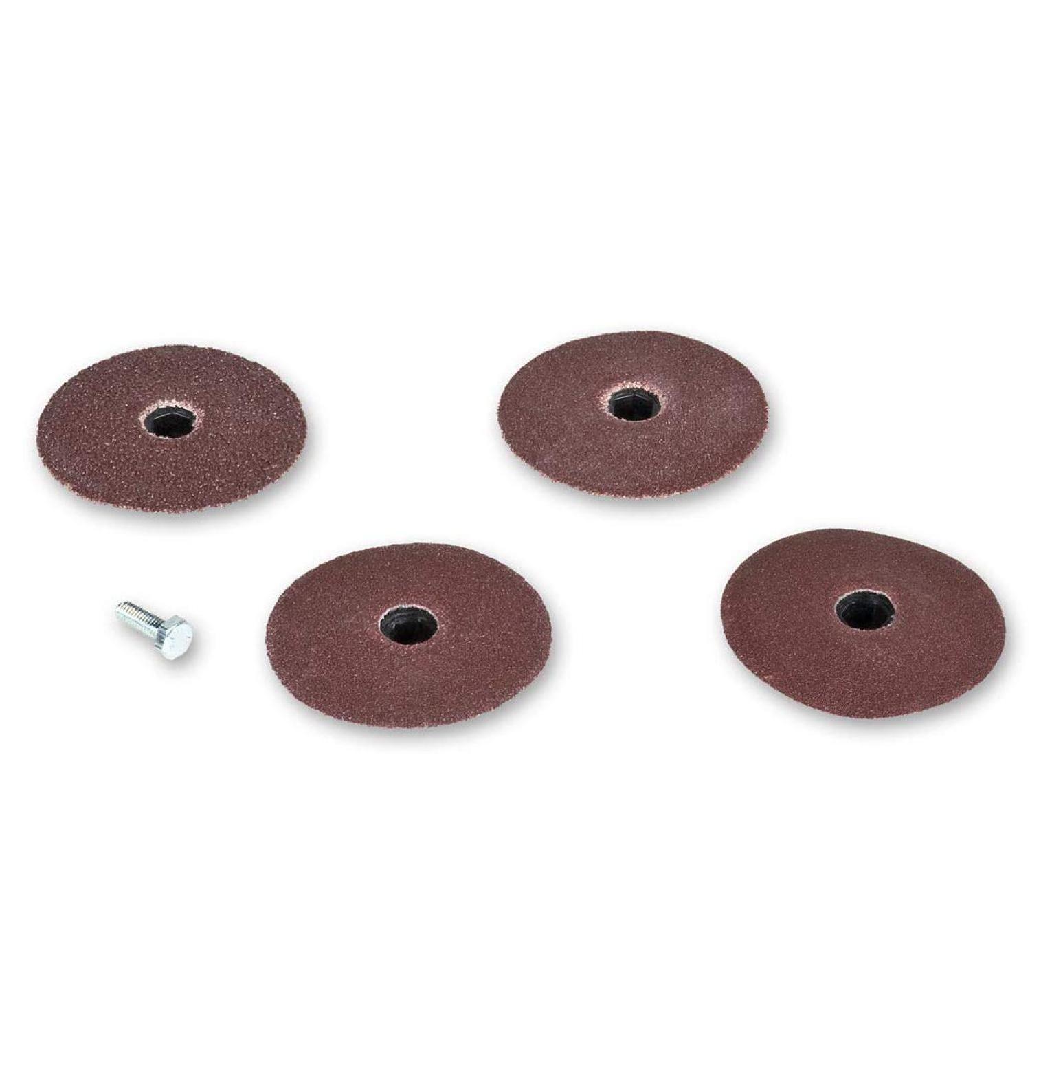 Mini Sanders Assorted Grit 4-Pack - for Mini Carver & TURBO - Sanding Discs Variety Pack - Rotary Tool Accessories - Wood Metal Plastic Polishing