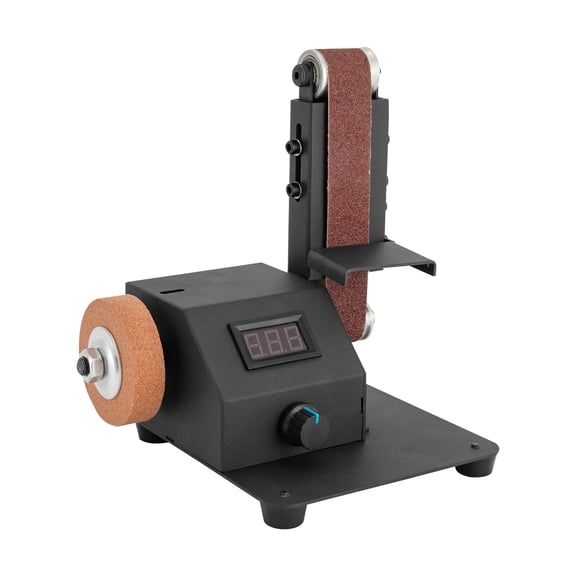 Mini Sanding Belt Machine Mini Electric Polishing Machine Blade Sharpening Tool Desktop Sandpaper Belt Polishing Machine