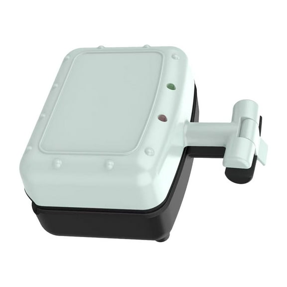 Mini Sandwich Maker Breakfast Machine Deep Cooking Plates Baking Tool with Reminder Light 300W Nonstick Double Sided Heating Waffle Maker green