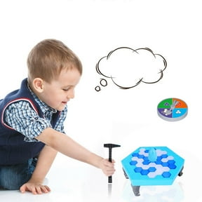 Mini Save Penguin Penguin Trap Party Supplies Funny Game, Ice-Block Breaking Table Game for Parent- Interaction, Penguin Trap Games for Family Game Night with Portable Miniature Size